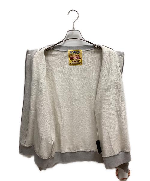 Hysteric Glamour（ヒステリックグラマー）Hysteric Glamour (ヒステリックグラマー) ジップアップスウェット グレー サイズ:SIZE Free 未使用品の古着・服飾アイテム