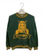 Hysteric Glamourヒステリックグラマー）の古着「ニット」｜グリーン