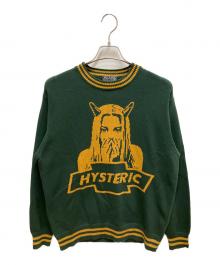 Hysteric Glamour（ヒステリックグラマー）の古着「ニット」｜グリーン