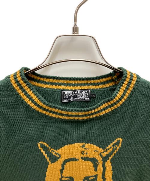 Hysteric Glamour（ヒステリックグラマー）Hysteric Glamour (ヒステリックグラマー) ニット グリーン サイズ:SIZE Mの古着・服飾アイテム