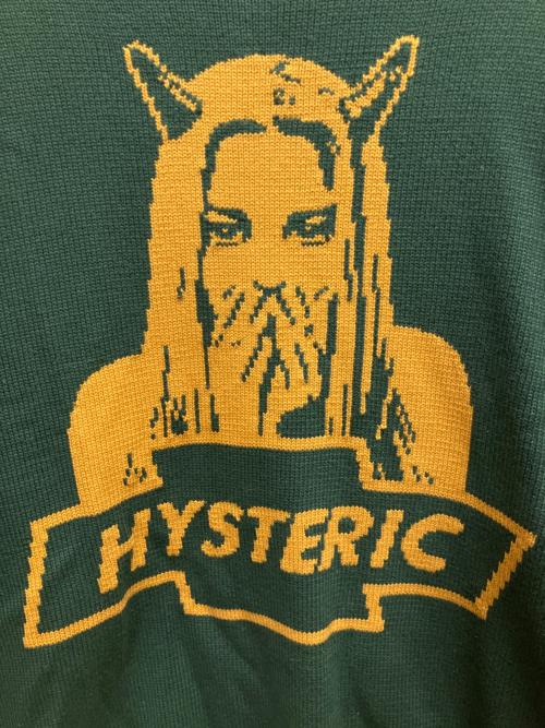 Hysteric Glamour（ヒステリックグラマー）Hysteric Glamour (ヒステリックグラマー) ニット グリーン サイズ:SIZE Mの古着・服飾アイテム