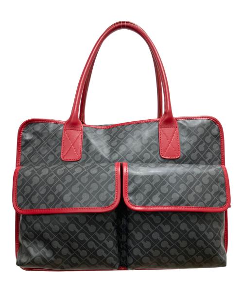 GHERARDINI（ゲラルディーニ）GHERARDINI (ゲラルディーニ) トートバッグ レッド×ブラックの古着・服飾アイテム