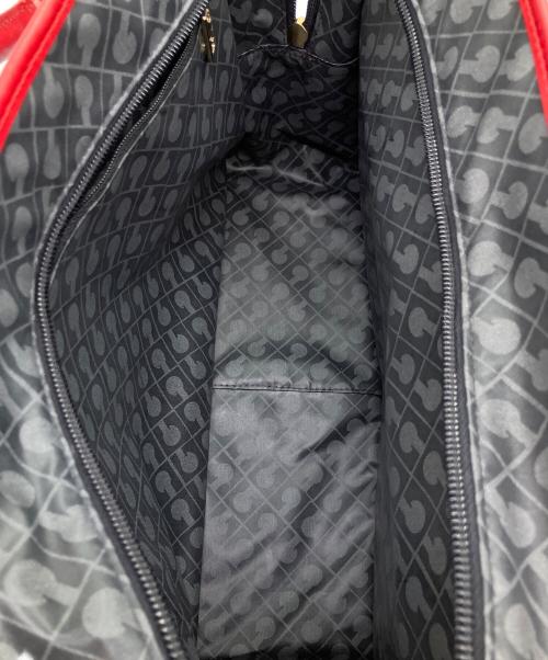 GHERARDINI（ゲラルディーニ）GHERARDINI (ゲラルディーニ) トートバッグ レッド×ブラックの古着・服飾アイテム