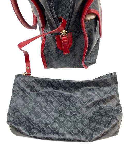 GHERARDINI（ゲラルディーニ）GHERARDINI (ゲラルディーニ) トートバッグ レッド×ブラックの古着・服飾アイテム