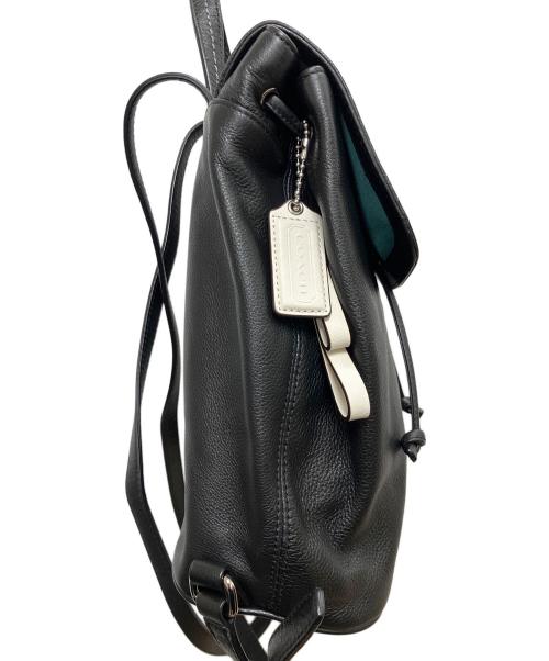 COACH（コーチ）COACH (コーチ) レザーリュック ブラックの古着・服飾アイテム