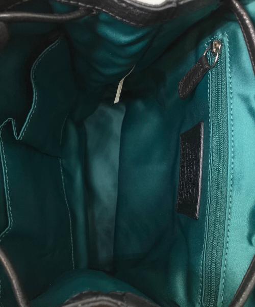 COACH（コーチ）COACH (コーチ) レザーリュック ブラックの古着・服飾アイテム