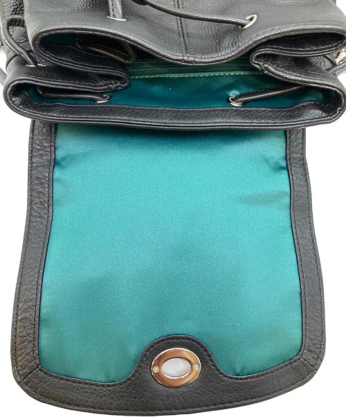 COACH（コーチ）COACH (コーチ) レザーリュック ブラックの古着・服飾アイテム