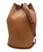 COACHコーチ）の古着「巾着ショルダーバッグ」｜ブラウン