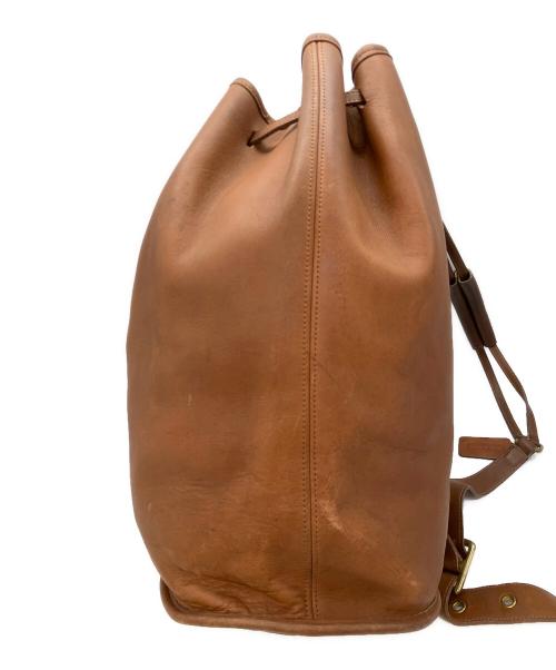 COACH（コーチ）COACH (コーチ) 巾着ショルダーバッグ ブラウンの古着・服飾アイテム