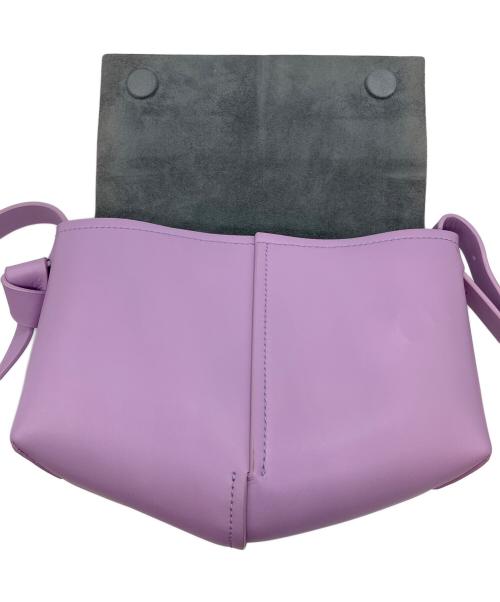 ADOLFO DOMINGUEZ（アドルフォ ドミンゲス）ADOLFO DOMINGUEZ (アドルフォ ドミンゲス) ショルダーバッグ パープルの古着・服飾アイテム
