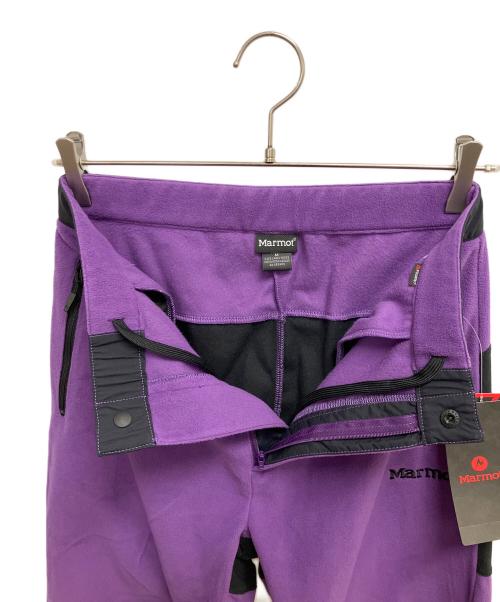 MARMOT（マーモット）MARMOT (マーモット) ロッジフリースパンツ パープル×ブラック サイズ:SIZE Mの古着・服飾アイテム