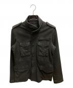 nano・universeナノ・ユニバース）の古着「M65レザージャケット」｜ブラック