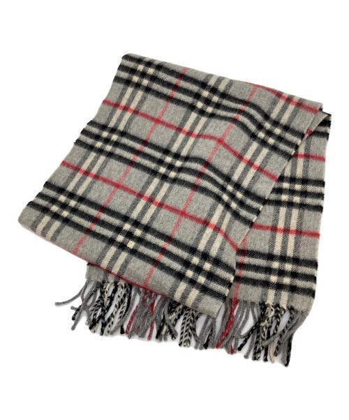 Burberry's（バーバリー）Burberry's (バーバリーズ) マフラー グレーの古着・服飾アイテム