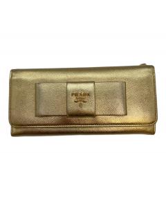 中古・古着通販】PRADA (プラダ) 長財布 ゴールド｜ブランド・古着通販