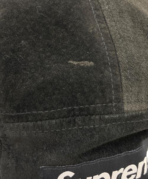 SUPREME（シュプリーム）SUPREME (シュプリーム) SUEDE CAMP CAP ブラックの古着・服飾アイテム