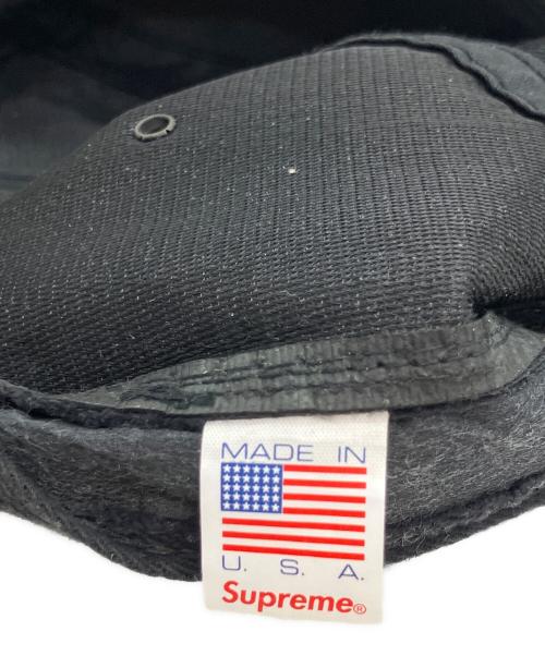 SUPREME（シュプリーム）SUPREME (シュプリーム) SUEDE CAMP CAP ブラックの古着・服飾アイテム
