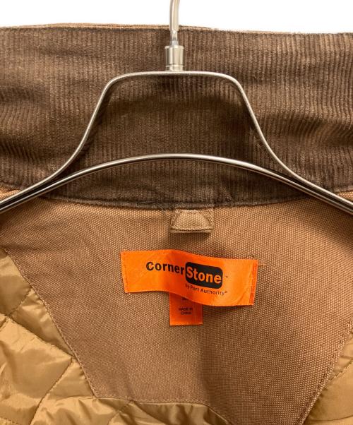 corner stone（コーナー ストーン）corner stone (コーナー ストーン) ワークジャケット ブラウン サイズ:SIZE Mの古着・服飾アイテム