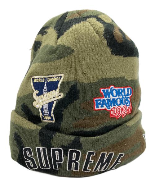 SUPREME（シュプリーム）SUPREME (シュプリーム) New Era (ニューエラ) ニット帽 グリーンの古着・服飾アイテム