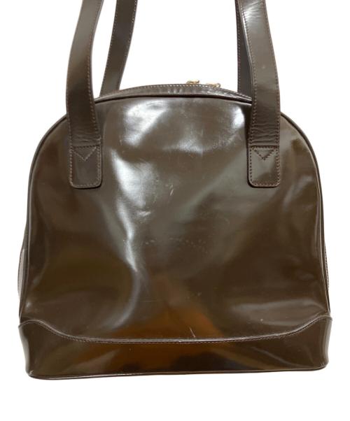 GUCCI（グッチ）GUCCI (グッチ) OLD GUCCI バンブーショルダーバッグ ブラウンの古着・服飾アイテム