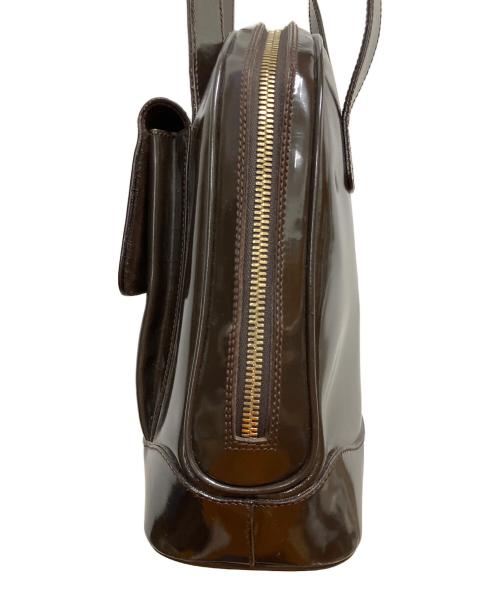 GUCCI（グッチ）GUCCI (グッチ) OLD GUCCI バンブーショルダーバッグ ブラウンの古着・服飾アイテム