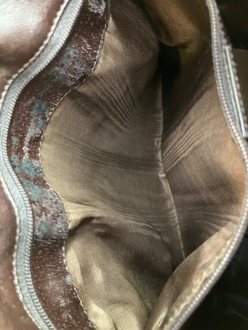GUCCI（グッチ）GUCCI (グッチ) OLD GUCCI バンブーショルダーバッグ ブラウンの古着・服飾アイテム