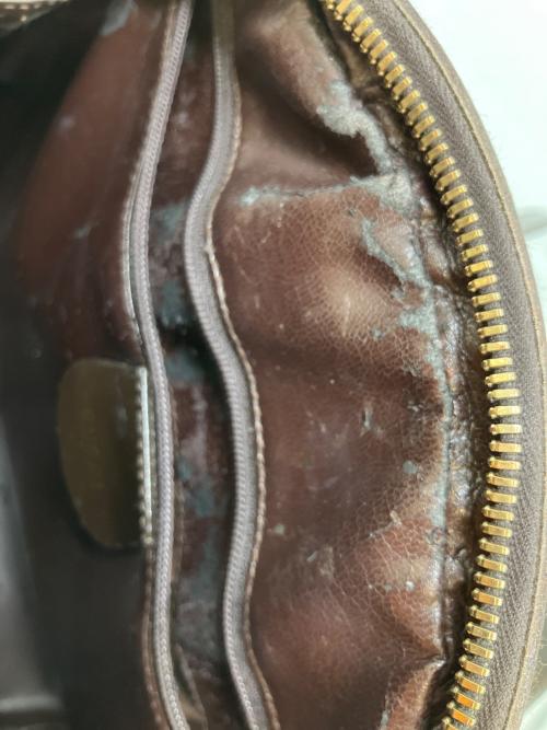 GUCCI（グッチ）GUCCI (グッチ) OLD GUCCI バンブーショルダーバッグ ブラウンの古着・服飾アイテム