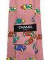 中古・古着 CHANEL (シャネル) ネクタイ ピンク サイズ:全長140cm 未使用品：5000円