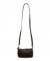 LOUIS VUITTON (ルイ ヴィトン) モノグラム ポシェット・アクセソワール ショルダーポーチ ブラウン：54000円