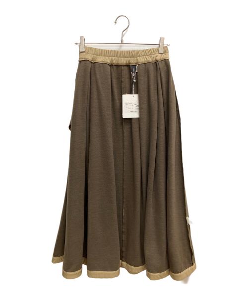 JUDDY CORN（ジュディーコーン）JUDDY CORN (ジュディーコーン) ダルビッチカバーロングスカート カーキ サイズ:SIZE Freeの古着・服飾アイテム