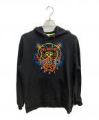 KENZOケンゾー）の古着「スウェットプルオーバーパーカー」｜ブラック