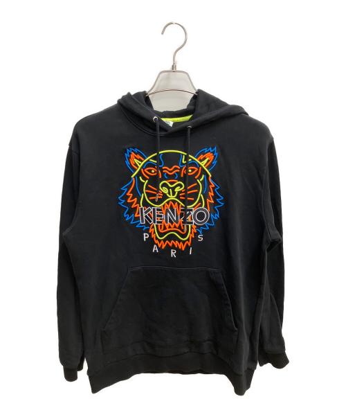 KENZO（ケンゾー）KENZO (ケンゾー) スウェットプルオーバーパーカー ブラック サイズ:SIZE Sの古着・服飾アイテム