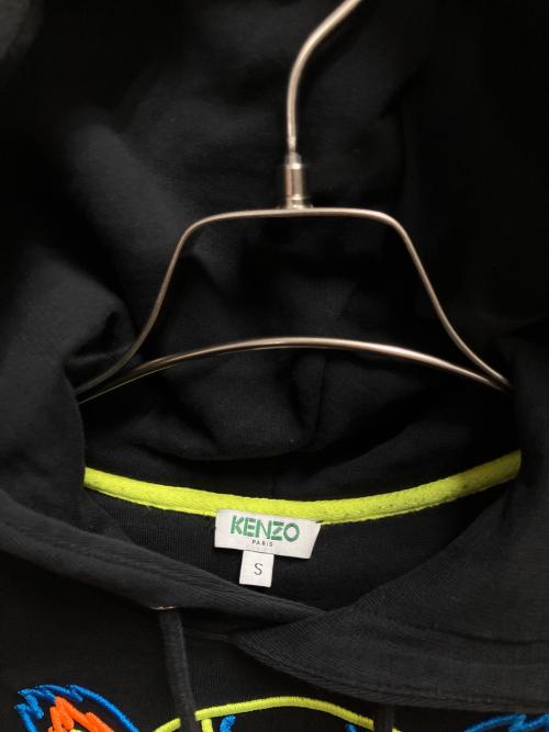KENZO（ケンゾー）KENZO (ケンゾー) スウェットプルオーバーパーカー ブラック サイズ:SIZE Sの古着・服飾アイテム