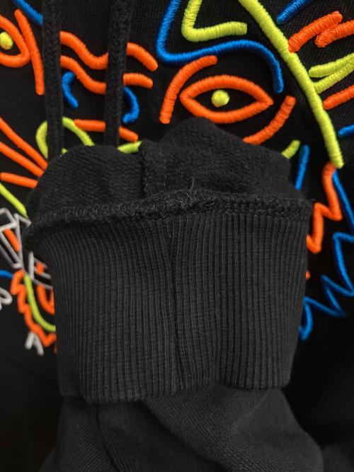 KENZO（ケンゾー）KENZO (ケンゾー) スウェットプルオーバーパーカー ブラック サイズ:SIZE Sの古着・服飾アイテム