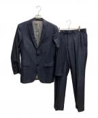 BURBERRY BLACK LABELバーバリーブラックレーベル）の古着「ウールシルク混セットアップスーツ」｜ネイビー