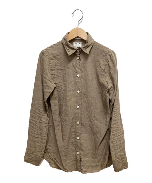 MADISON BLUE（マディソンブルー）MADISON BLUE (マディソンブルー) リネンシルクマダムシャツ ブラウン サイズ:SIZE 00（XS）の古着・服飾アイテム