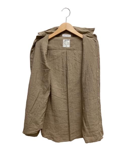 MADISON BLUE（マディソンブルー）MADISON BLUE (マディソンブルー) リネンシルクマダムシャツ ブラウン サイズ:SIZE 00（XS）の古着・服飾アイテム