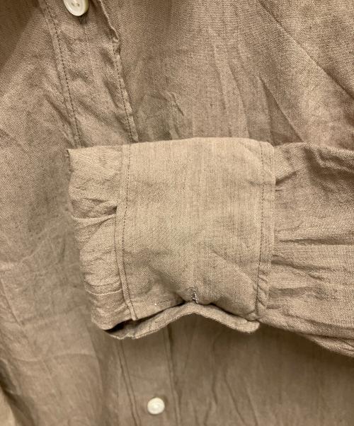 MADISON BLUE（マディソンブルー）MADISON BLUE (マディソンブルー) リネンシルクマダムシャツ ブラウン サイズ:SIZE 00（XS）の古着・服飾アイテム