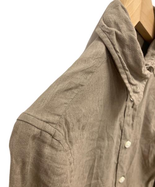 MADISON BLUE（マディソンブルー）MADISON BLUE (マディソンブルー) リネンシルクマダムシャツ ブラウン サイズ:SIZE 00（XS）の古着・服飾アイテム