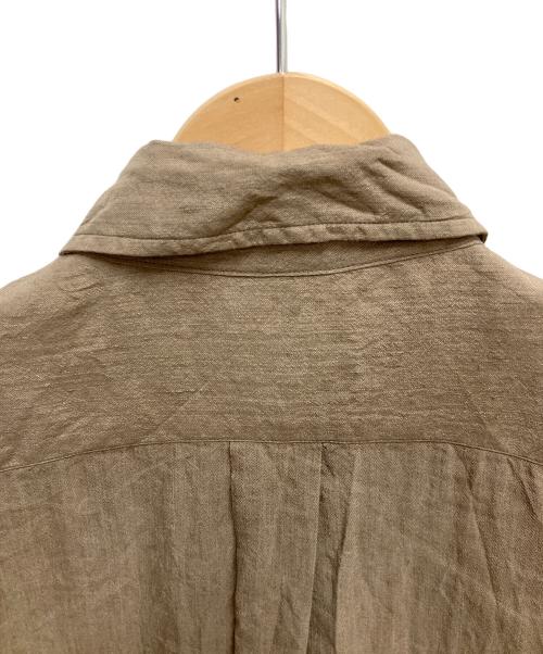 MADISON BLUE（マディソンブルー）MADISON BLUE (マディソンブルー) リネンシルクマダムシャツ ブラウン サイズ:SIZE 00（XS）の古着・服飾アイテム