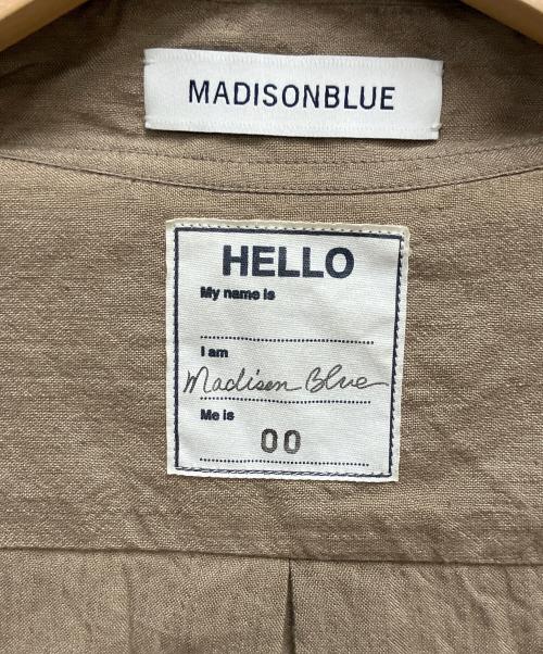 MADISON BLUE（マディソンブルー）MADISON BLUE (マディソンブルー) リネンシルクマダムシャツ ブラウン サイズ:SIZE 00（XS）の古着・服飾アイテム