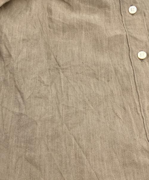 MADISON BLUE（マディソンブルー）MADISON BLUE (マディソンブルー) リネンシルクマダムシャツ ブラウン サイズ:SIZE 00（XS）の古着・服飾アイテム