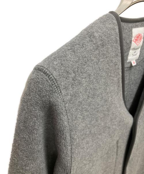 DANTON（ダントン）DANTON (ダントン) ノーカラーコート グレー サイズ:SIZE 34の古着・服飾アイテム