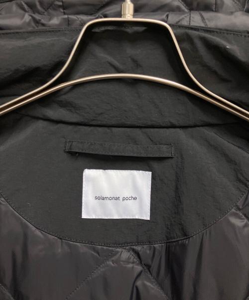 solamonat poche（ソラモナ ポッシェ）solamonat poche (ソラモナ ポッシェ) ダウンコート ブラック サイズ:SIZE Freeの古着・服飾アイテム