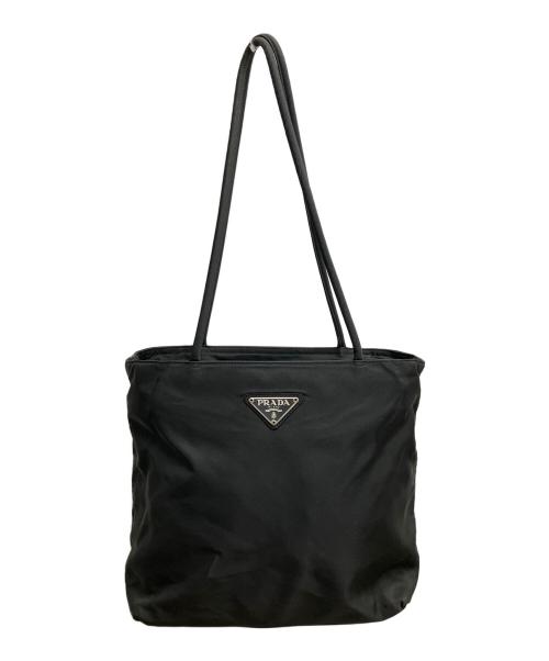 PRADA（プラダ）PRADA (プラダ) ナイロントートバッグ ブラックの古着・服飾アイテム