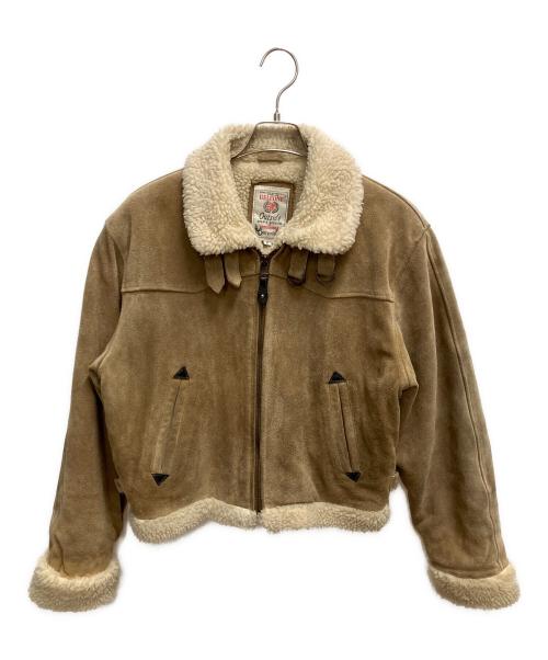 GELEONE（ガレオネ）GELEONE (ガレオネ) スエードボアジャケット ベージュ サイズ:SIZE Fの古着・服飾アイテム