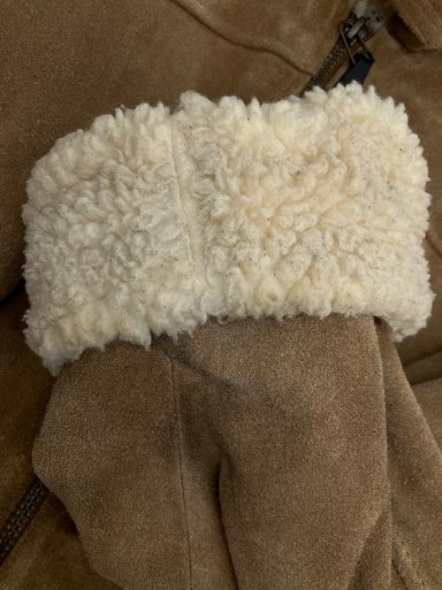 GELEONE（ガレオネ）GELEONE (ガレオネ) スエードボアジャケット ベージュ サイズ:SIZE Fの古着・服飾アイテム