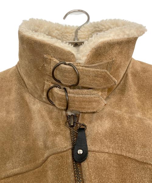 GELEONE（ガレオネ）GELEONE (ガレオネ) スエードボアジャケット ベージュ サイズ:SIZE Fの古着・服飾アイテム