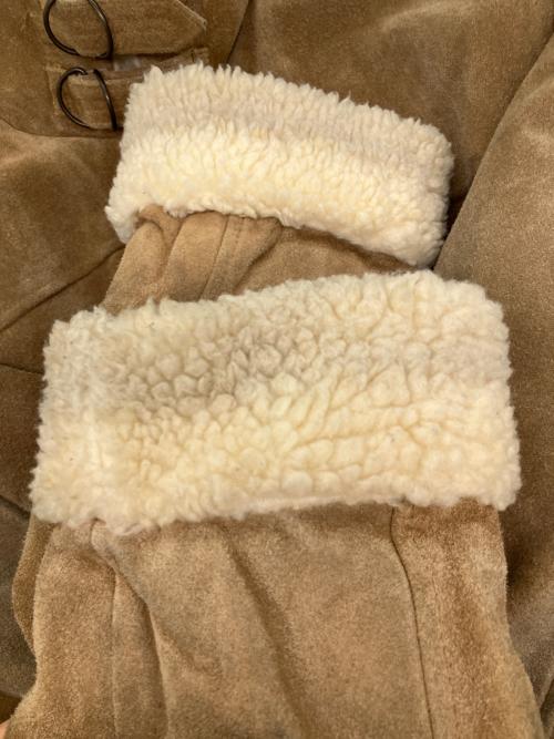 GELEONE（ガレオネ）GELEONE (ガレオネ) スエードボアジャケット ベージュ サイズ:SIZE Fの古着・服飾アイテム