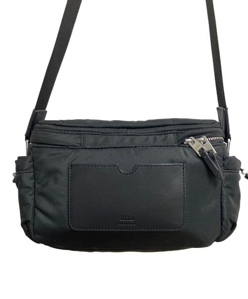 AMI PARIS（アミ パリス）AMI PARIS (アミ パリス) ADC MESSENGER BAG ブラックの古着・服飾アイテム