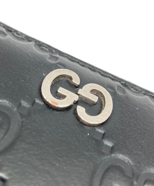 GUCCI（グッチ）GUCCI (グッチ) 長財布 ブラックの古着・服飾アイテム